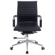 Aura Medium Back Leather Chair